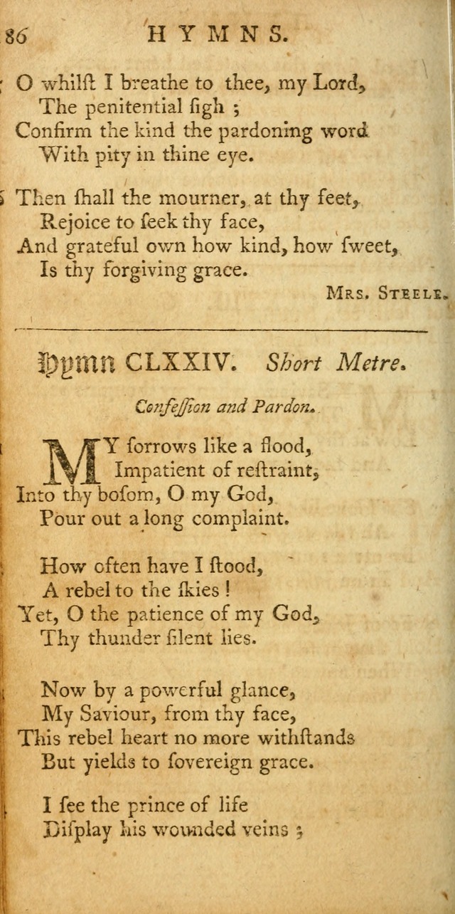 Sacred Poetry: Consisting of Psalms and Hymns, Adapted to Christian        Devotion, in Public and Private. 2nd ed. page 466