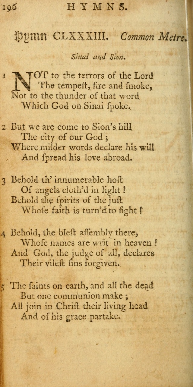 Sacred Poetry: Consisting of Psalms and Hymns, Adapted to Christian        Devotion, in Public and Private. 2nd ed. page 476