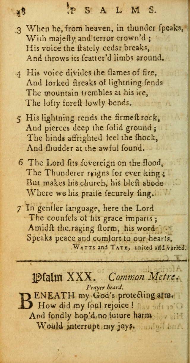 Sacred Poetry: Consisting of Psalms and Hymns, Adapted to Christian        Devotion, in Public and Private. 2nd ed. page 48