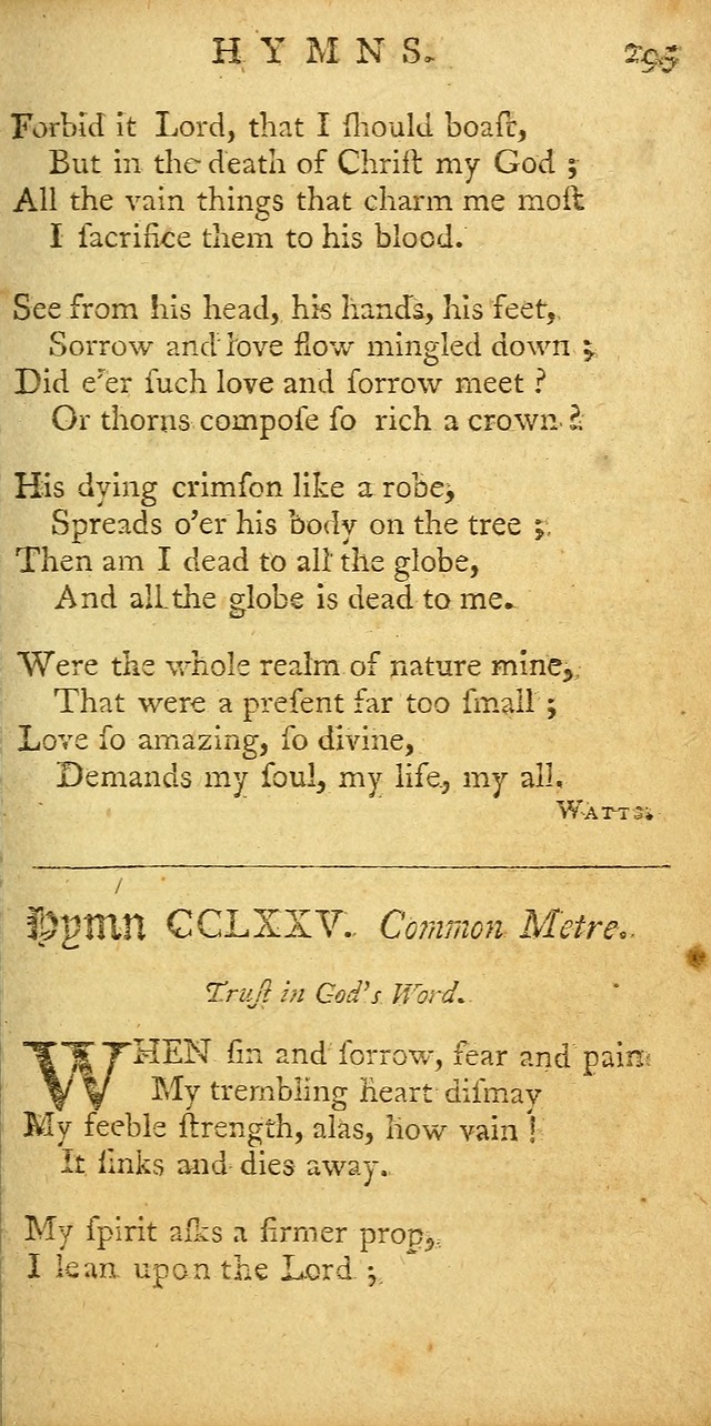 Sacred Poetry: Consisting of Psalms and Hymns, Adapted to Christian        Devotion, in Public and Private. 2nd ed. page 575