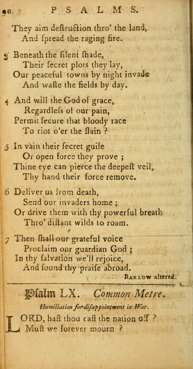 Sacred Poetry: Consisting of Psalms and Hymns, Adapted to Christian        Devotion, in Public and Private. 2nd ed. page 92