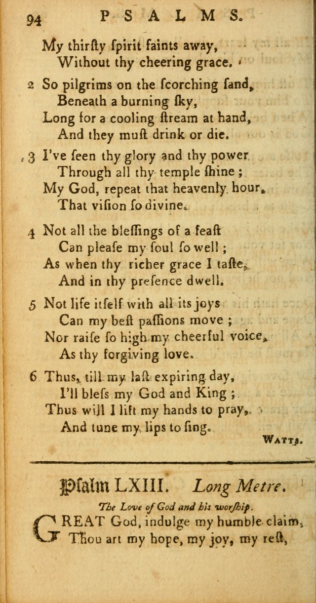 Sacred Poetry: Consisting of Psalms and Hymns, Adapted to Christian        Devotion, in Public and Private. 2nd ed. page 96