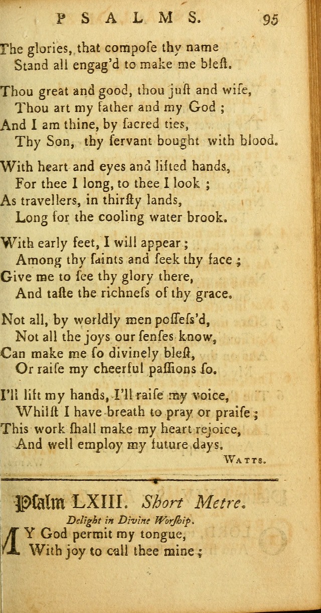 Sacred Poetry: Consisting of Psalms and Hymns, Adapted to Christian        Devotion, in Public and Private. 2nd ed. page 97