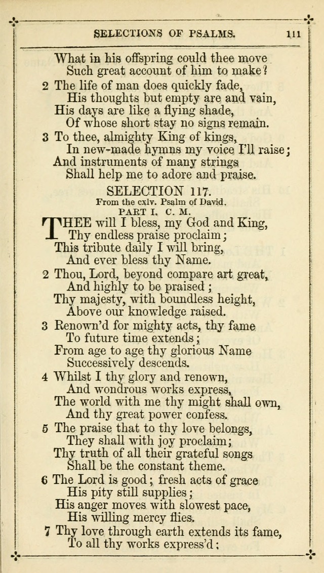 Selections from the Psalms of David in Metre: with hymns suited to the feasts and fasts of the church, and other occasions of public worship page 113