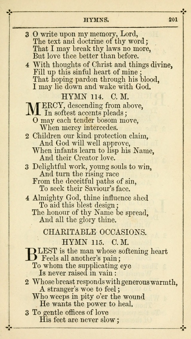 Selections from the Psalms of David in Metre: with hymns suited to the feasts and fasts of the church, and other occasions of public worship page 203