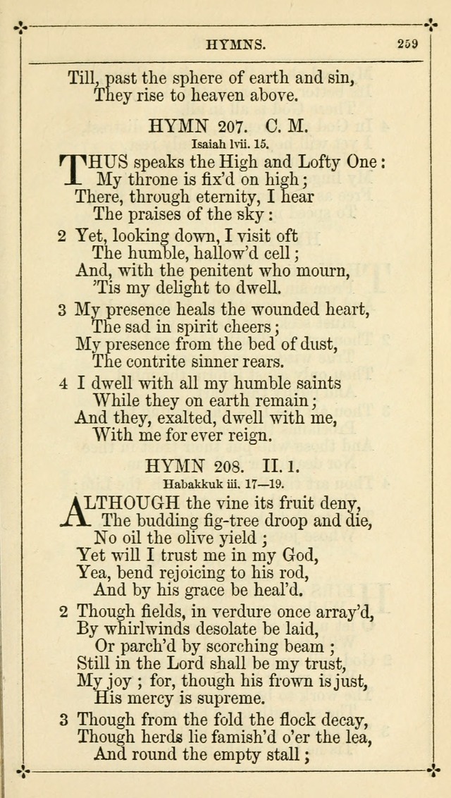 Selections from the Psalms of David in Metre: with hymns suited to the feasts and fasts of the church, and other occasions of public worship page 261