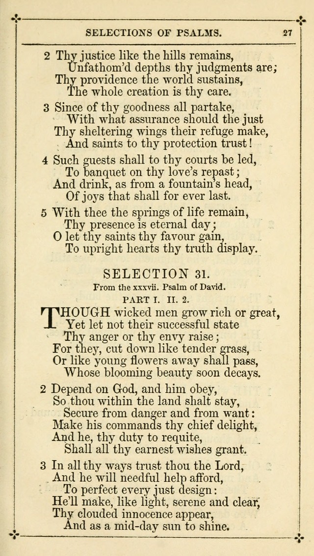 Selections from the Psalms of David in Metre: with hymns suited to the feasts and fasts of the church, and other occasions of public worship page 27