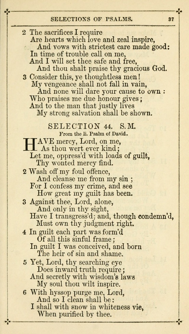 Selections from the Psalms of David in Metre: with hymns suited to the feasts and fasts of the church, and other occasions of public worship page 37