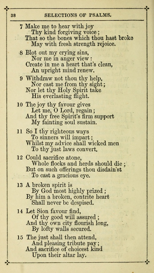 Selections from the Psalms of David in Metre: with hymns suited to the feasts and fasts of the church, and other occasions of public worship page 38