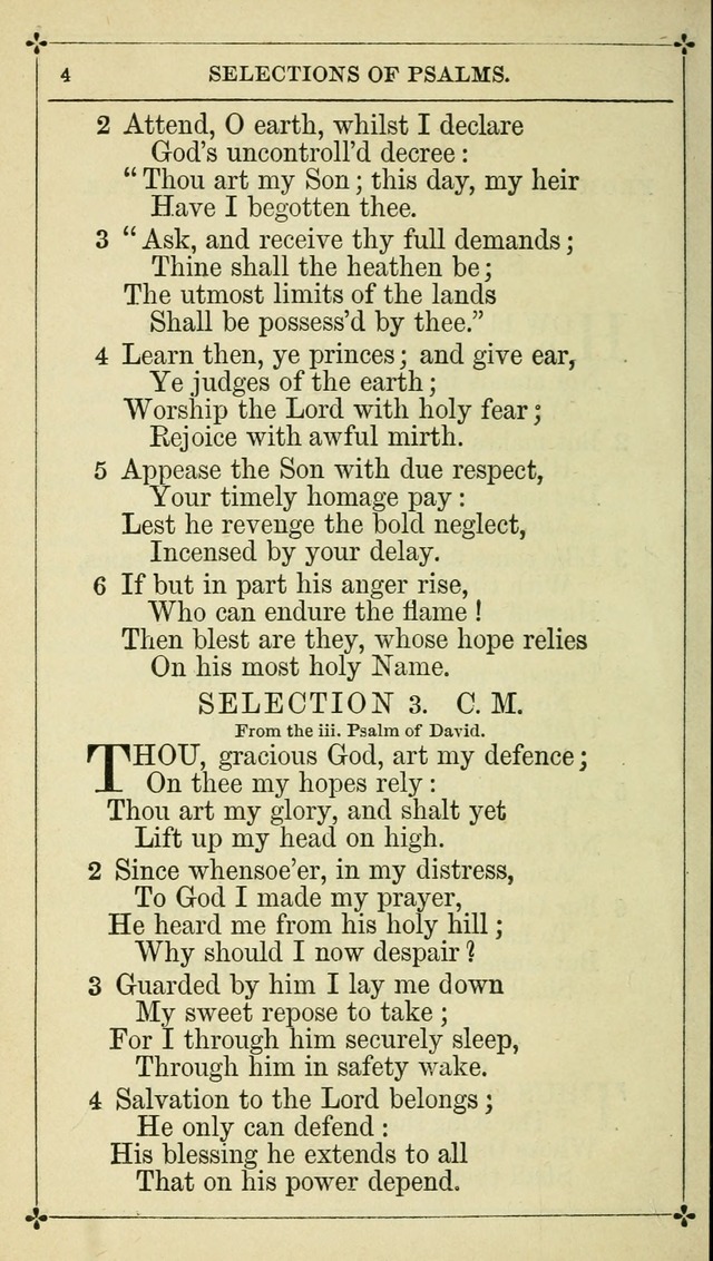 Selections from the Psalms of David in Metre: with hymns suited to the feasts and fasts of the church, and other occasions of public worship page 4