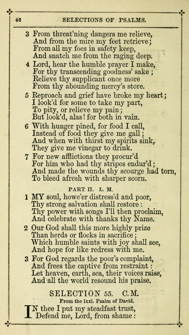 Selections from the Psalms of David in Metre: with hymns suited to the feasts and fasts of the church, and other occasions of public worship page 46