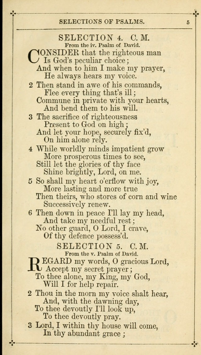 Selections from the Psalms of David in Metre: with hymns suited to the feasts and fasts of the church, and other occasions of public worship page 5