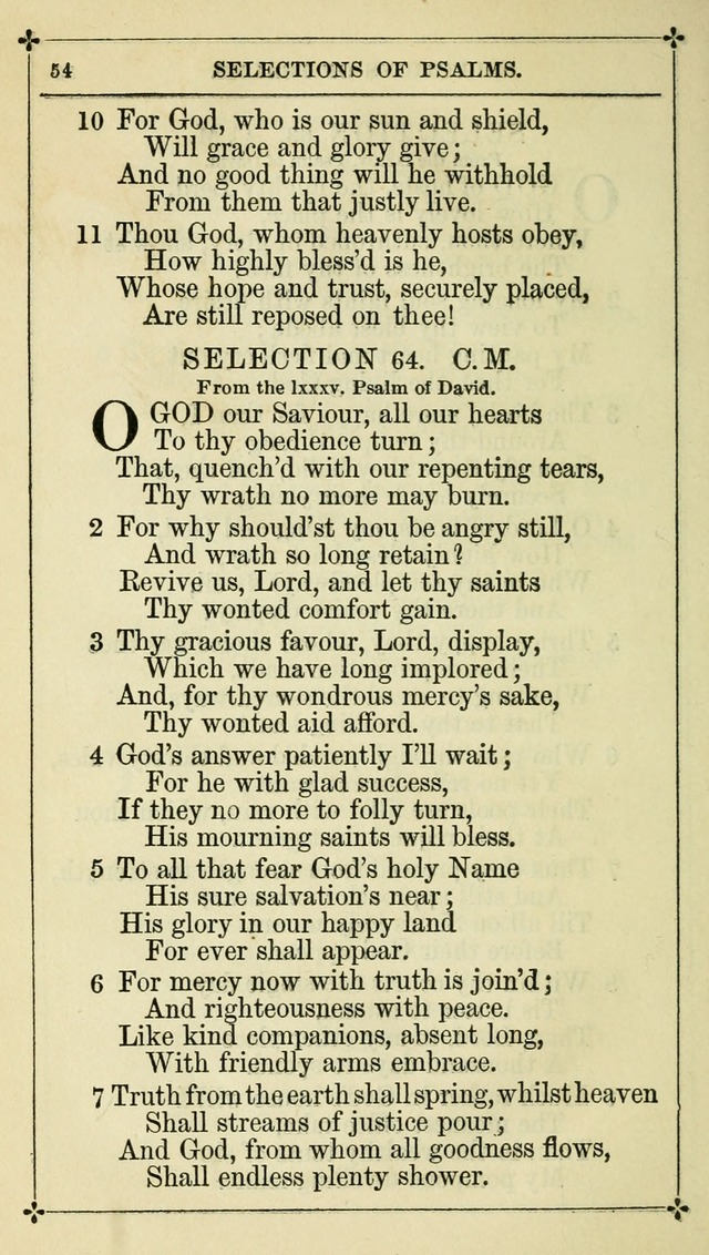 Selections from the Psalms of David in Metre: with hymns suited to the feasts and fasts of the church, and other occasions of public worship page 56