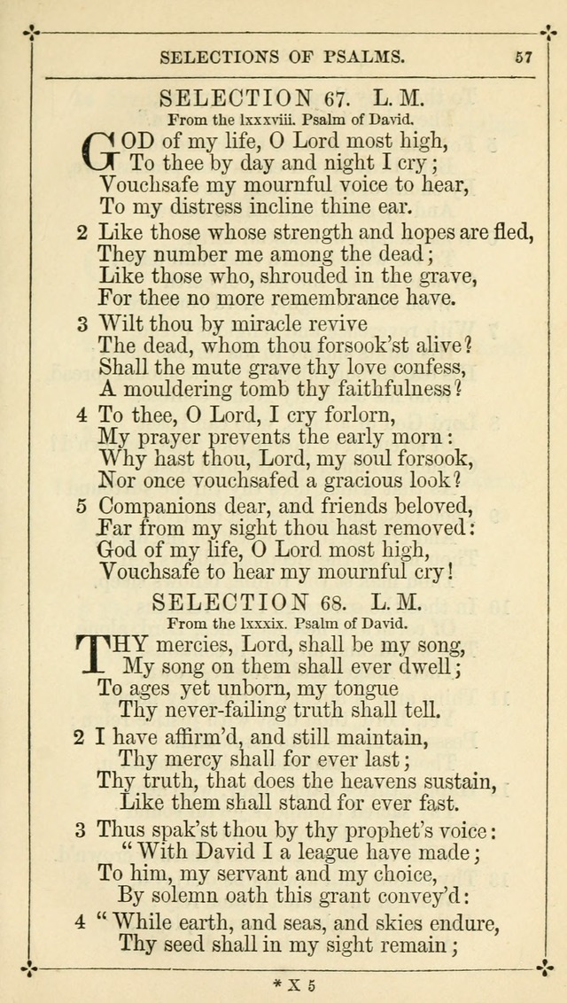 Selections from the Psalms of David in Metre: with hymns suited to the feasts and fasts of the church, and other occasions of public worship page 59