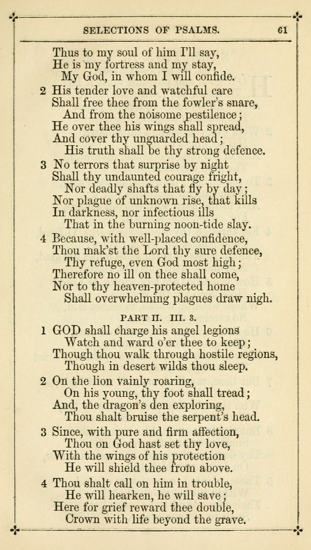 Selections from the Psalms of David in Metre: with hymns suited to the feasts and fasts of the church, and other occasions of public worship page 63