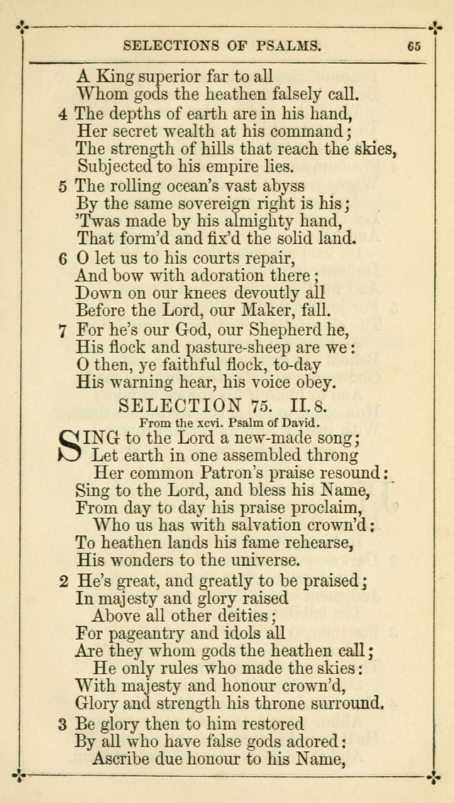 Selections from the Psalms of David in Metre: with hymns suited to the feasts and fasts of the church, and other occasions of public worship page 67