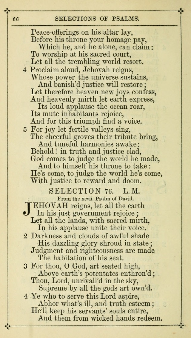 Selections from the Psalms of David in Metre: with hymns suited to the feasts and fasts of the church, and other occasions of public worship page 68