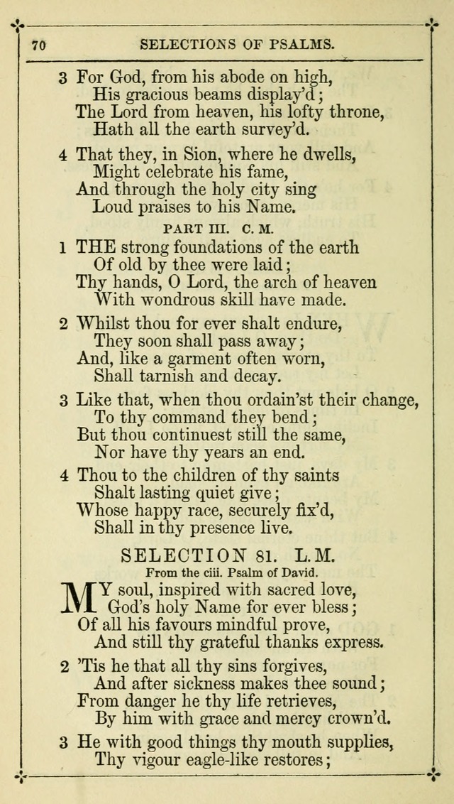 Selections from the Psalms of David in Metre: with hymns suited to the feasts and fasts of the church, and other occasions of public worship page 72