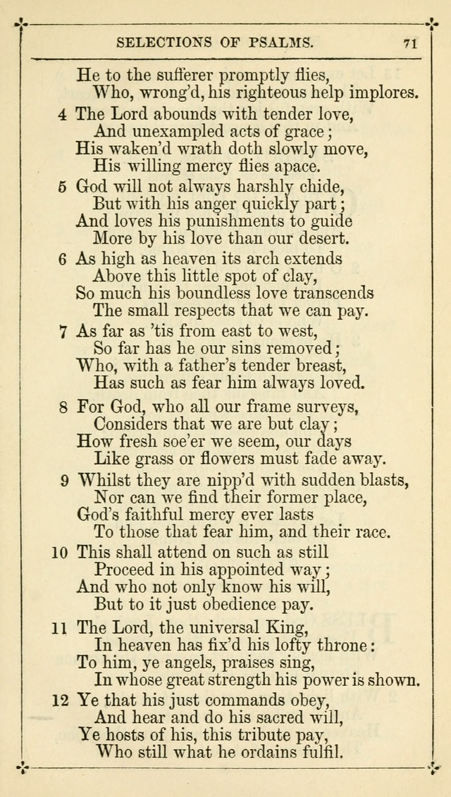 Selections from the Psalms of David in Metre: with hymns suited to the feasts and fasts of the church, and other occasions of public worship page 73