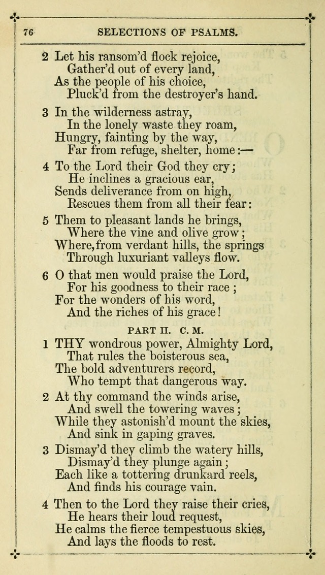 Selections from the Psalms of David in Metre: with hymns suited to the feasts and fasts of the church, and other occasions of public worship page 78