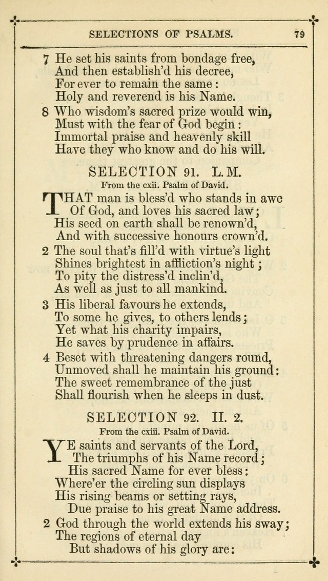 Selections from the Psalms of David in Metre: with hymns suited to the feasts and fasts of the church, and other occasions of public worship page 81