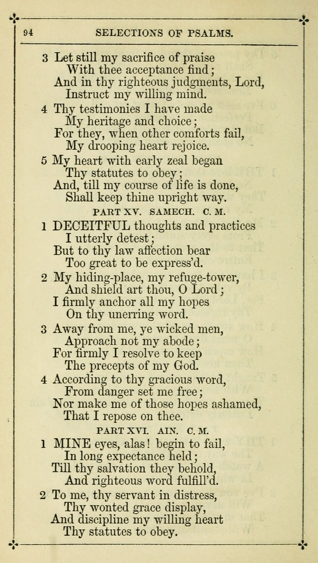 Selections from the Psalms of David in Metre: with hymns suited to the feasts and fasts of the church, and other occasions of public worship page 96