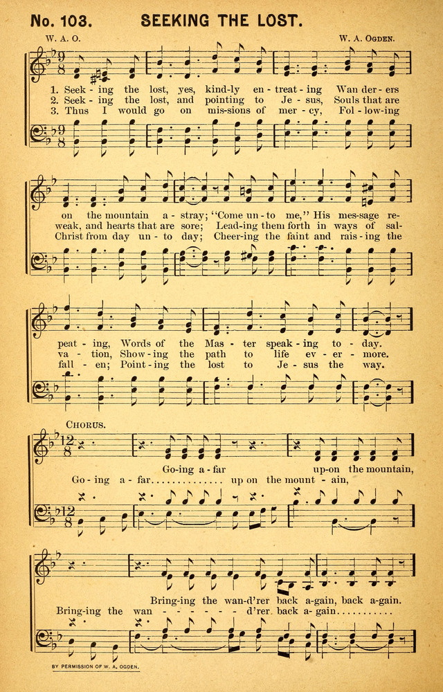 Songs of the Pentecost for the Forward Gospel Movement page 102