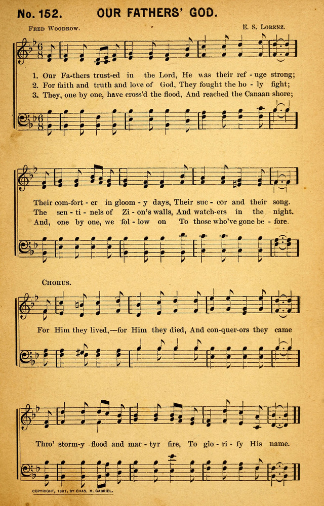 Songs of the Pentecost for the Forward Gospel Movement page 151