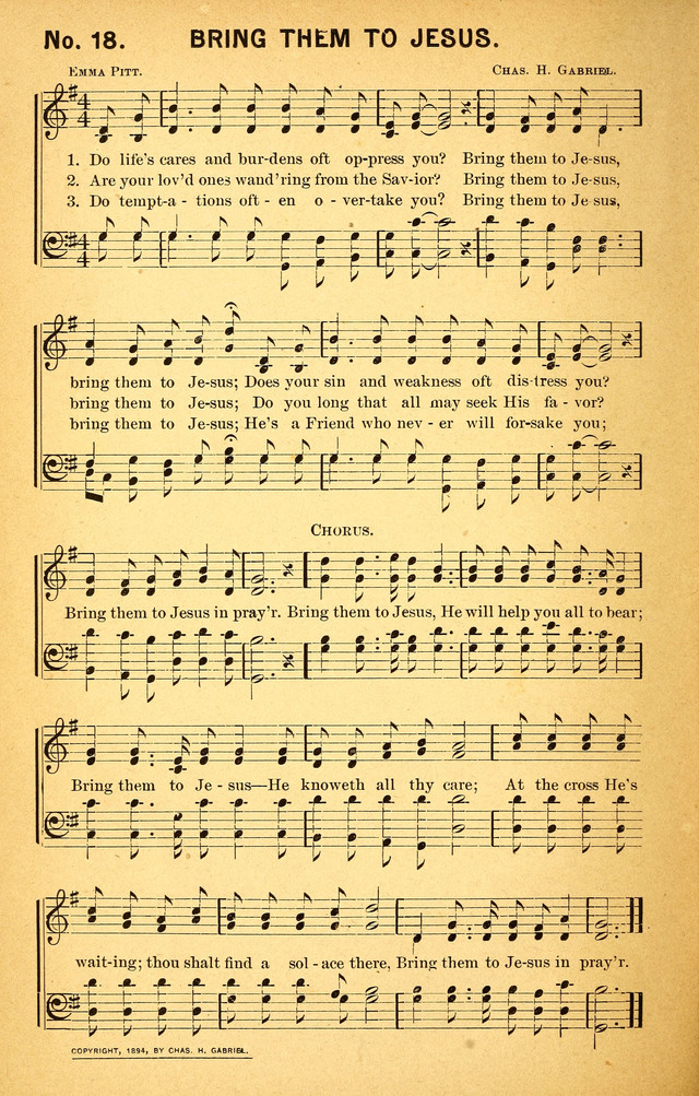 Songs of the Pentecost for the Forward Gospel Movement page 18