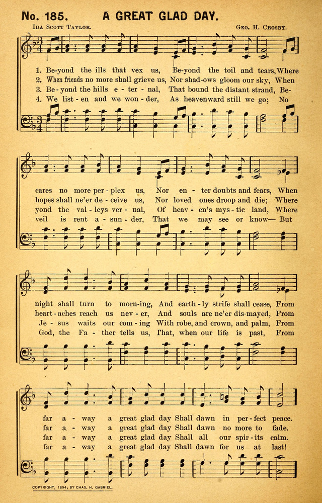 Songs of the Pentecost for the Forward Gospel Movement page 184