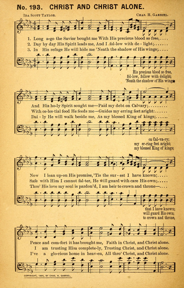 Songs of the Pentecost for the Forward Gospel Movement page 192