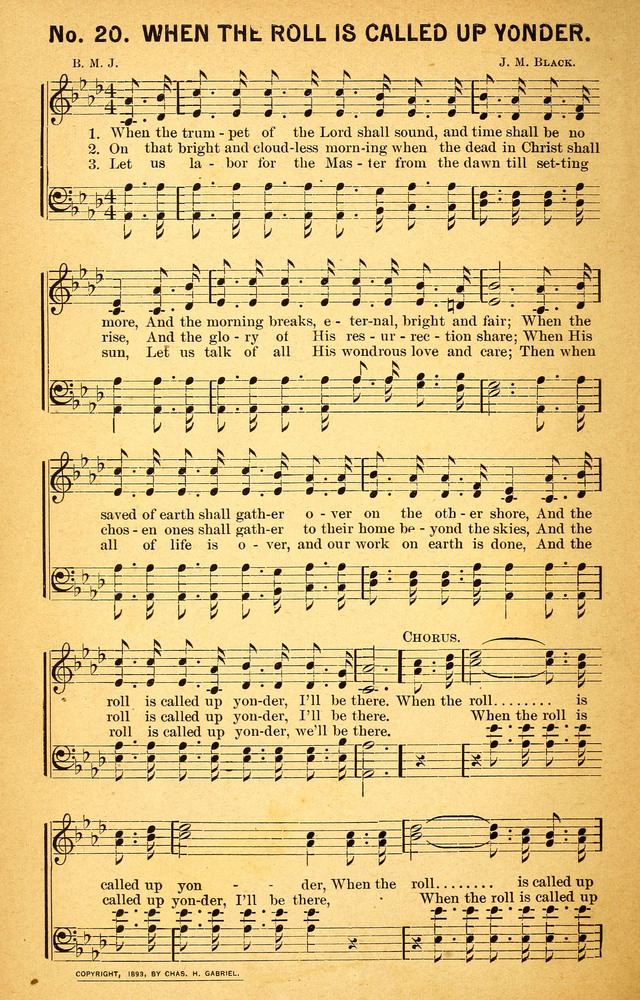 Songs of the Pentecost for the Forward Gospel Movement page 20