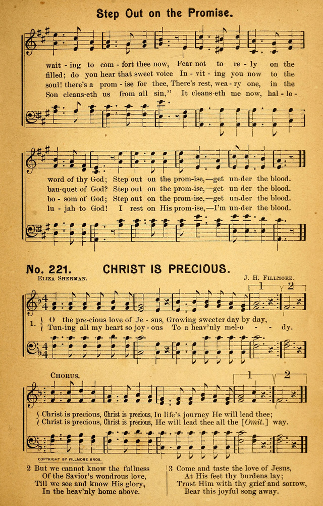 Songs of the Pentecost for the Forward Gospel Movement page 213