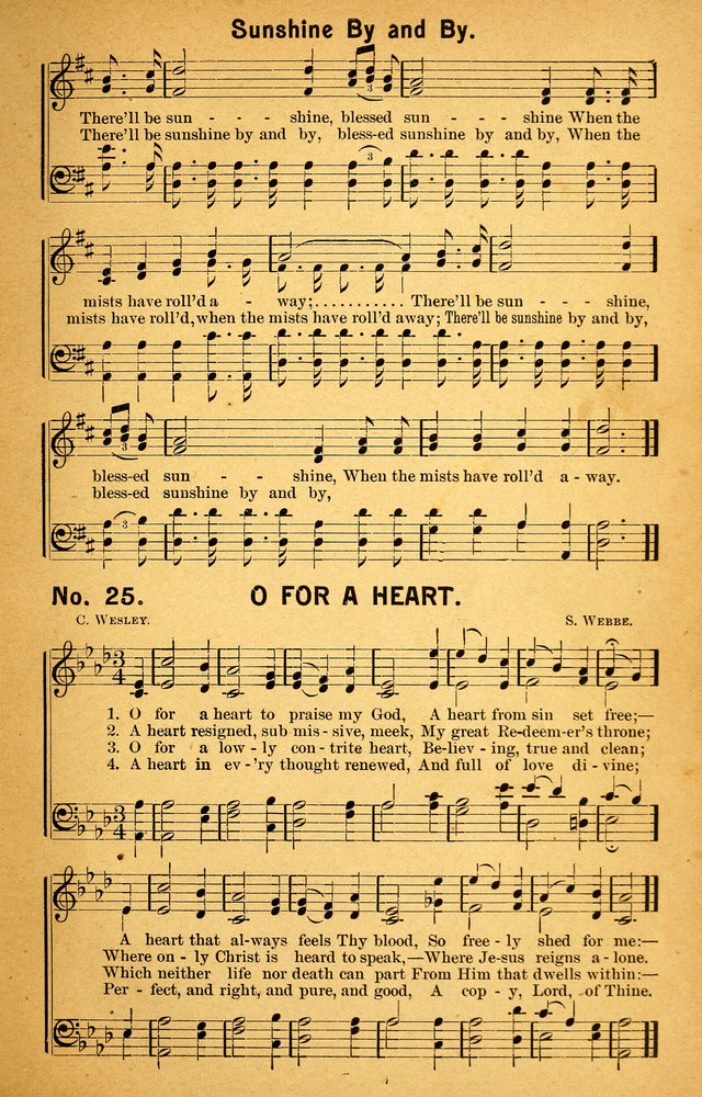 Songs of the Pentecost for the Forward Gospel Movement page 25