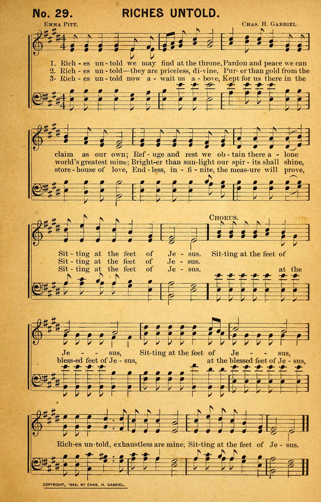 Songs of the Pentecost for the Forward Gospel Movement page 29