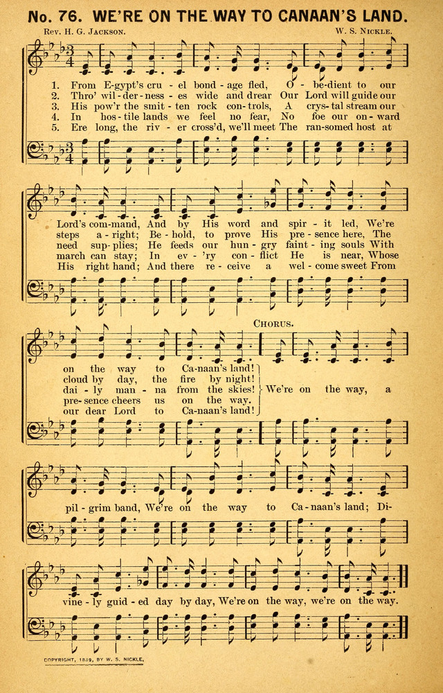 Songs of the Pentecost for the Forward Gospel Movement page 76