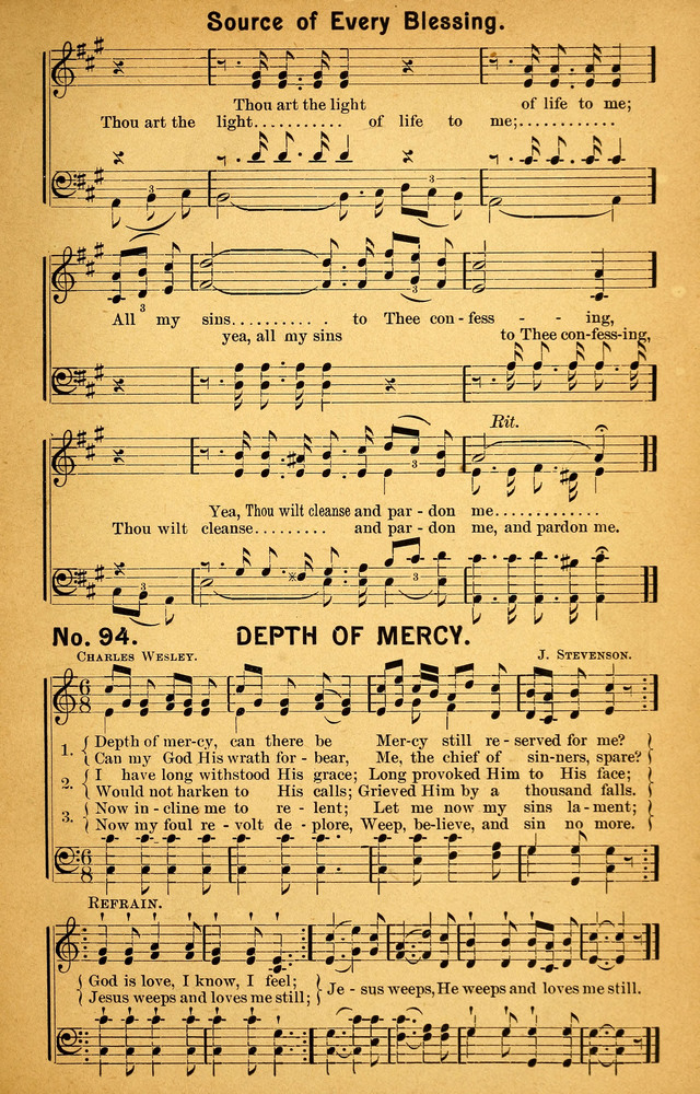 Songs of the Pentecost for the Forward Gospel Movement page 93