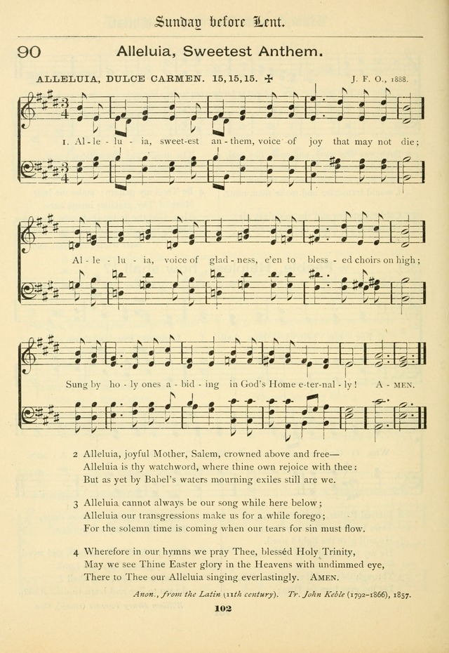 School and Parish Hymnal: with tunes page 103