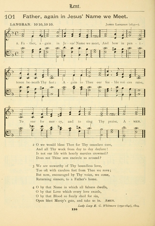 School and Parish Hymnal: with tunes page 111