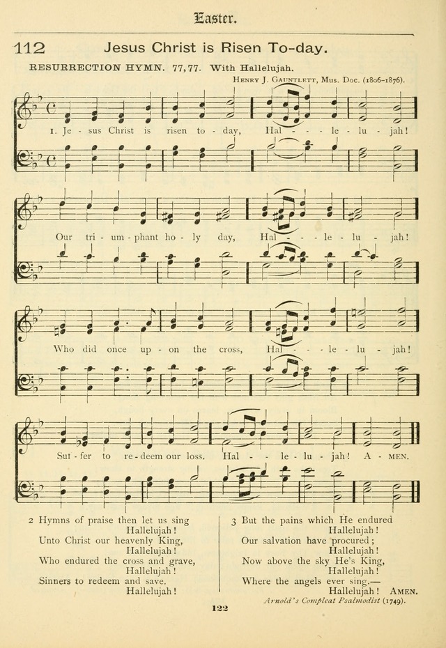 School and Parish Hymnal: with tunes page 123