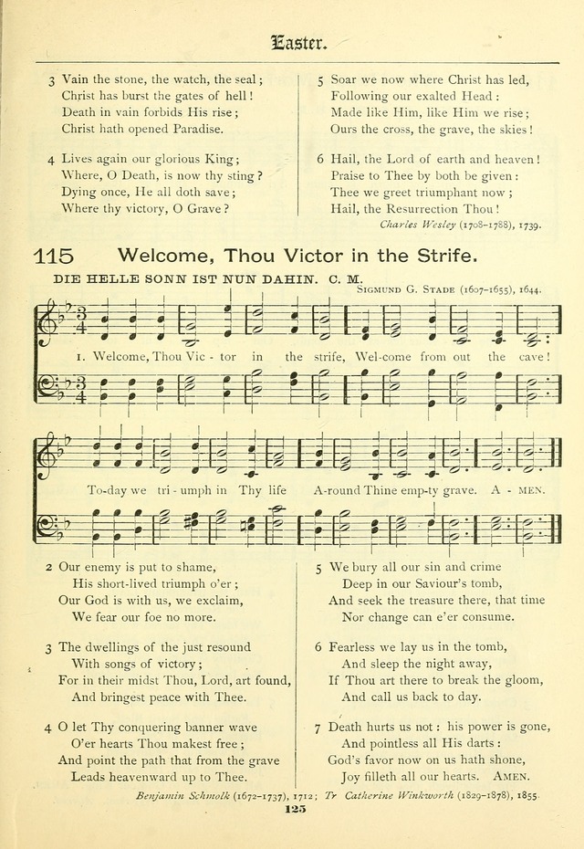 School and Parish Hymnal: with tunes page 126