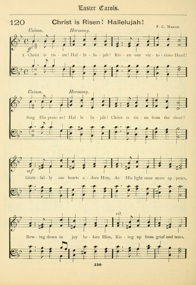 School and Parish Hymnal: with tunes page 131