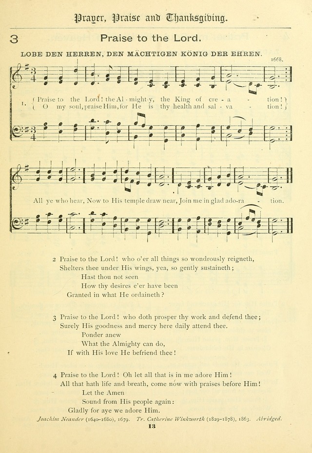 School and Parish Hymnal: with tunes page 14