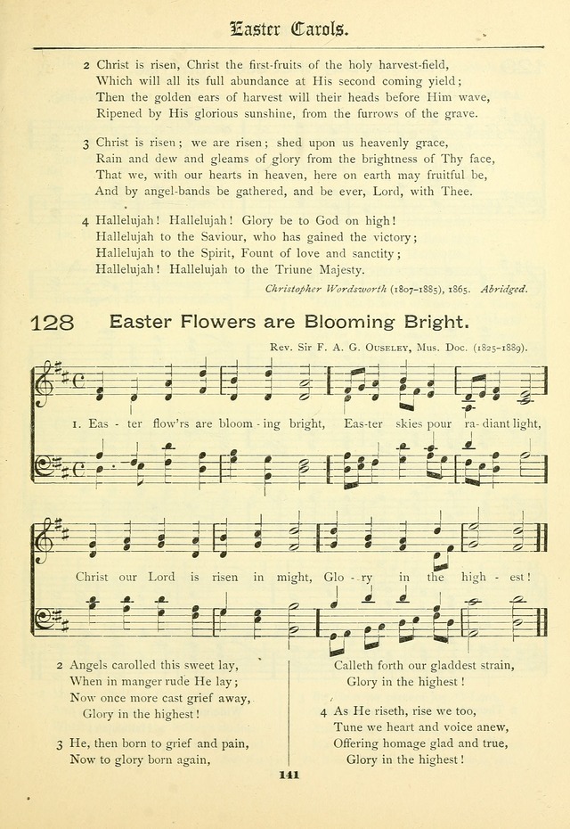 School and Parish Hymnal: with tunes page 142