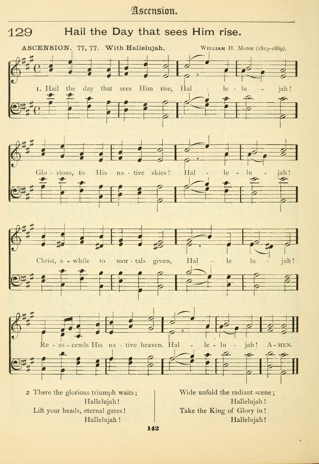 School and Parish Hymnal: with tunes page 143