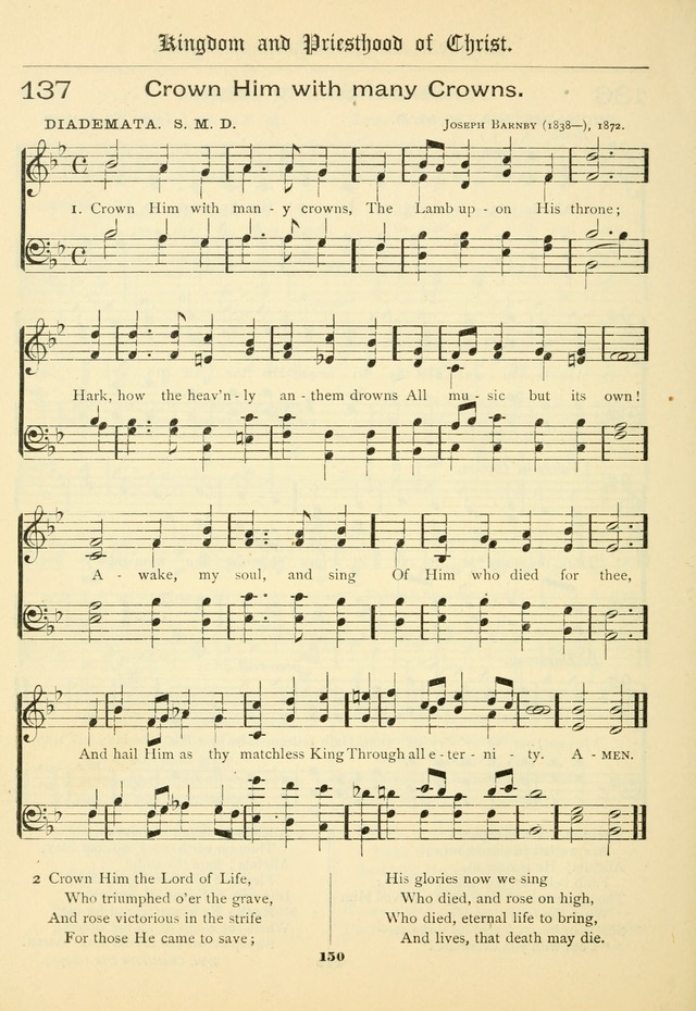 School and Parish Hymnal: with tunes page 151