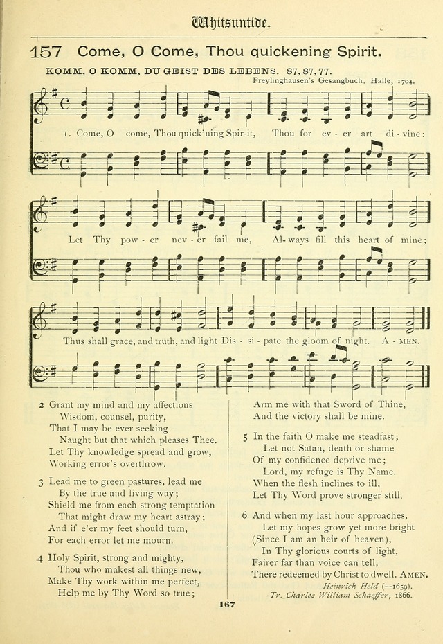 School and Parish Hymnal: with tunes page 168