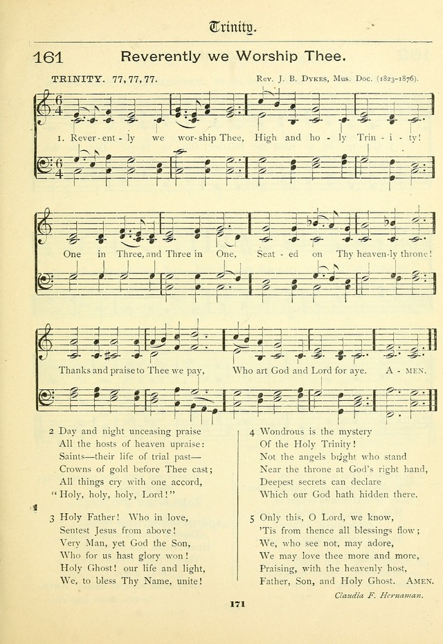 School and Parish Hymnal: with tunes page 172