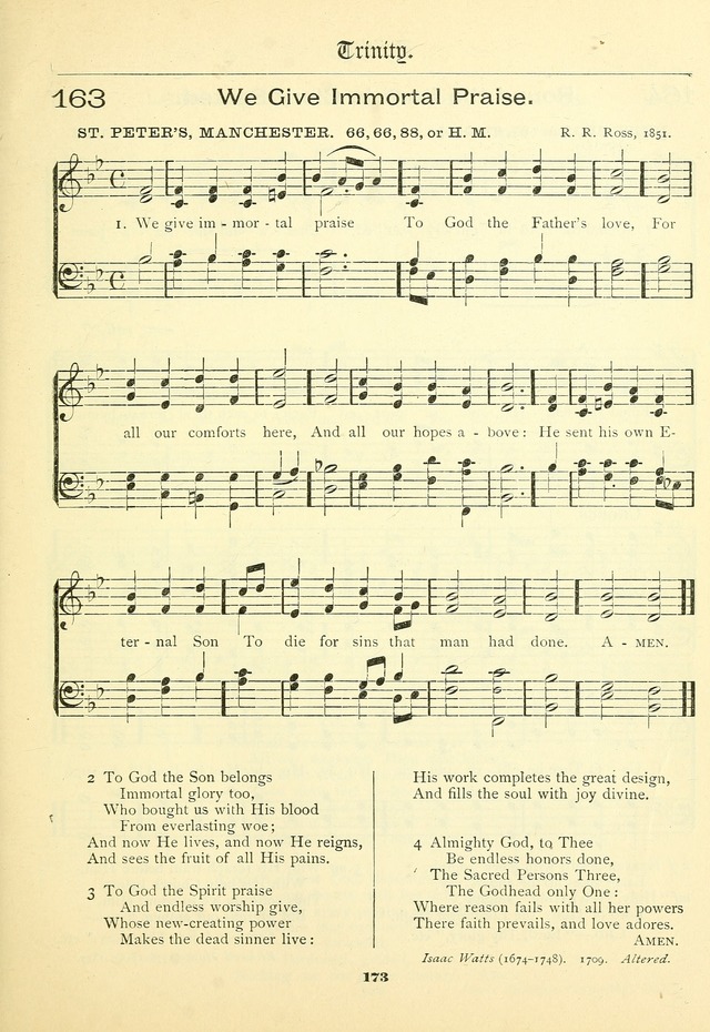 School and Parish Hymnal: with tunes page 174