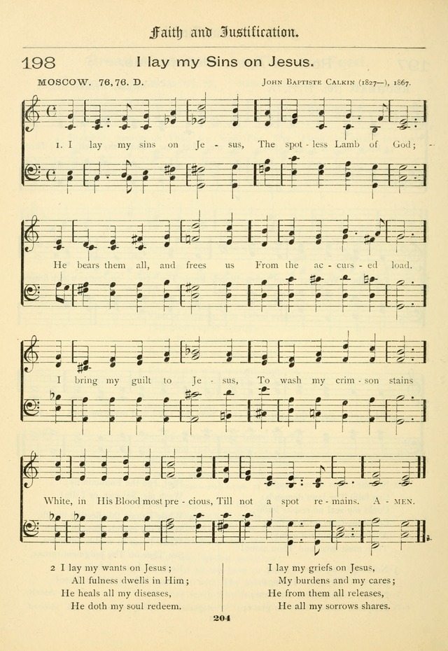 School and Parish Hymnal: with tunes page 205